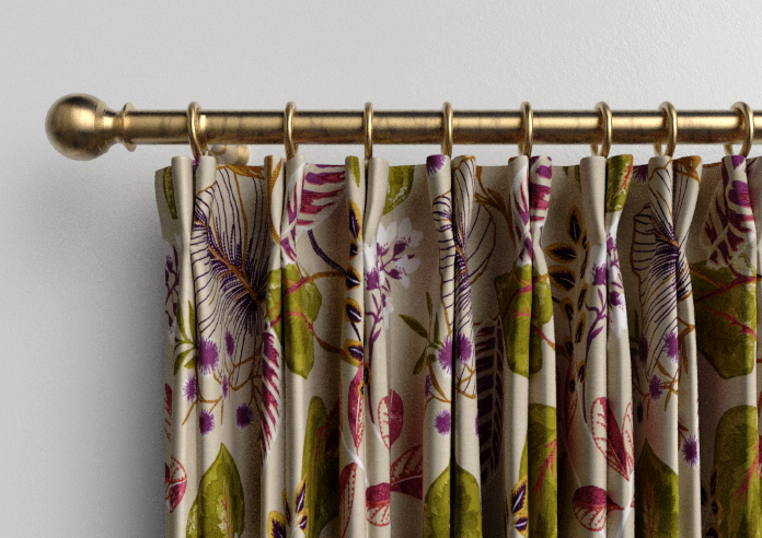 Fandango, Cranberry - Made to Measure Curtains - Image 10